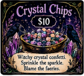 Crystal chips variety blend bag