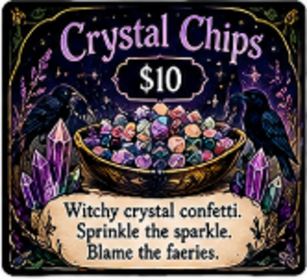 Crystal chips variety blend bag