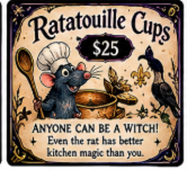 Ratatouille Coffee Cups