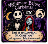 Nightmare Before Christmas Jars