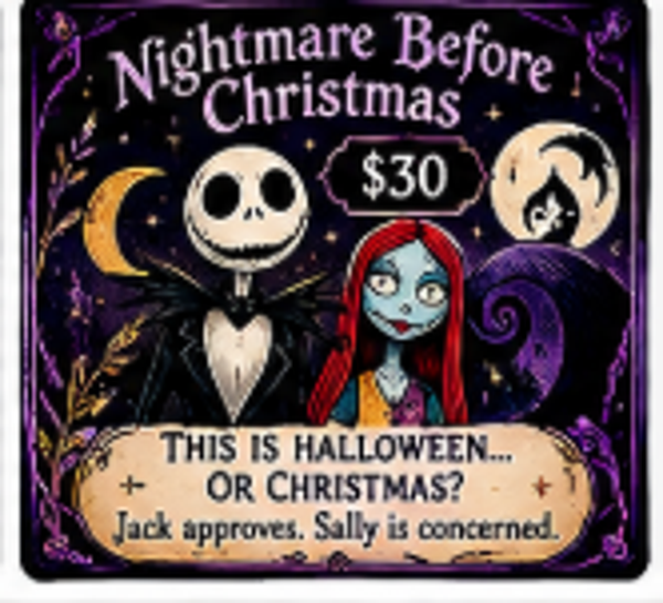 Nightmare Before Christmas Jars
