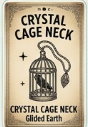 Ravens Crystal Cage Necklaces
