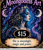 Moon Goddess Art