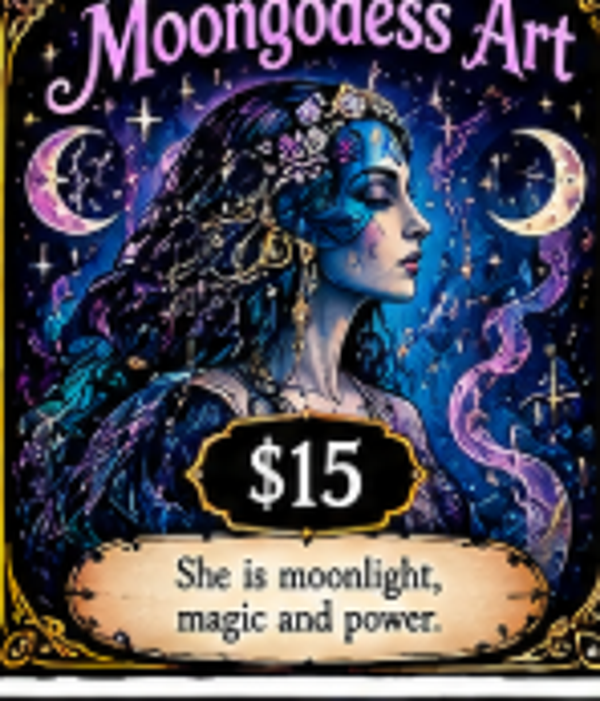 Moon Goddess Art