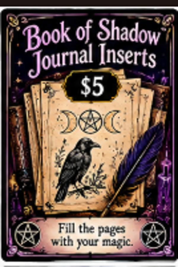 Book of Shadow Journal Inserts