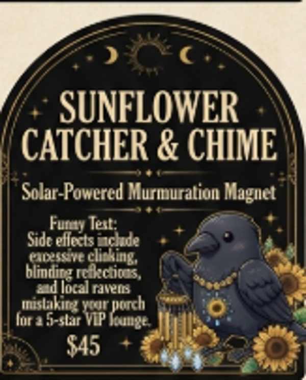 Sunflower Chime Catcher