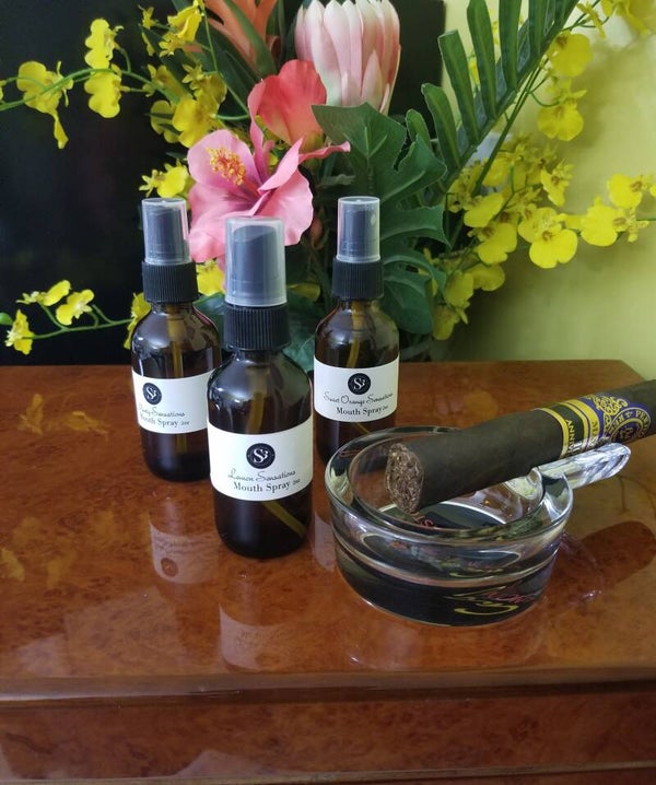 The Cigar Enthusiast Collection: Mouth Odor & Bacteria Fighting Spray: Available in 4oz or 2oz