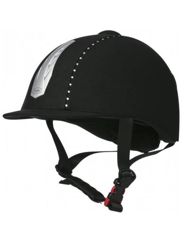 Casque Choplin Aero Strass Noir/Argenté