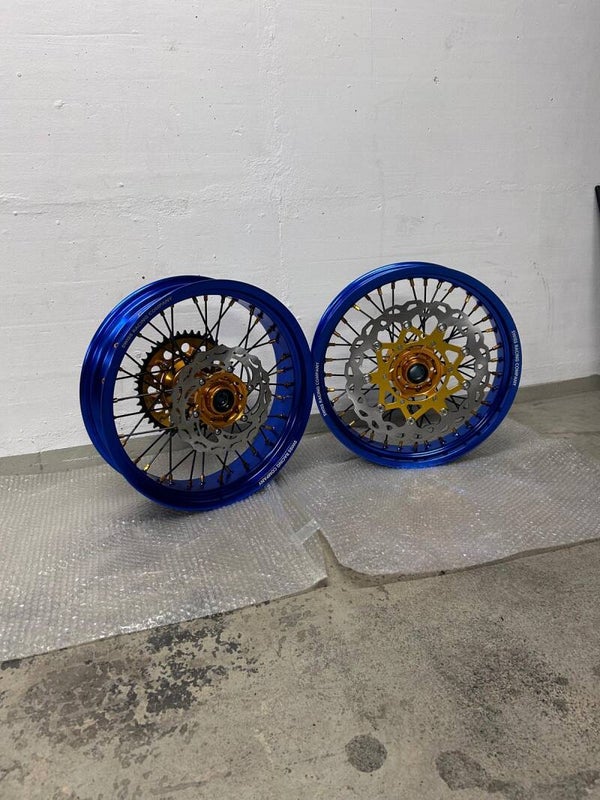 Supermoto Felgen Komplett Kit 100% personalisierbar KTM/Husqvarna/Gasgas/Yamaha
