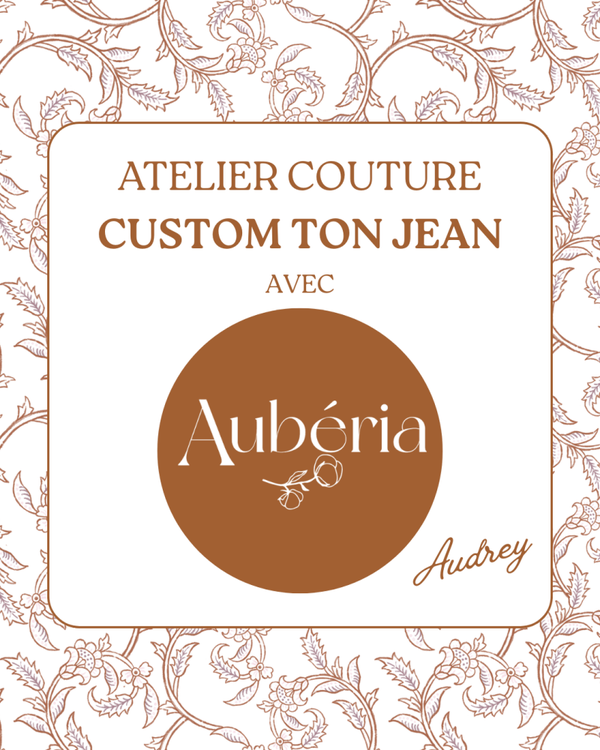 Atelier Couture - Custom tes poches de jean - Samedi 25 juillet - 9h30 ou 14h30