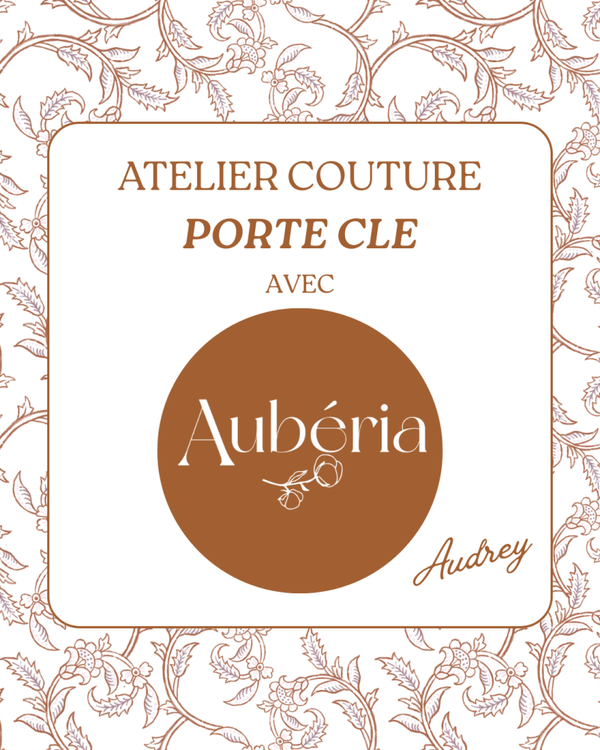 Atelier Couture - Porte clé en tissu - Mardi 28 juillet - 1h30