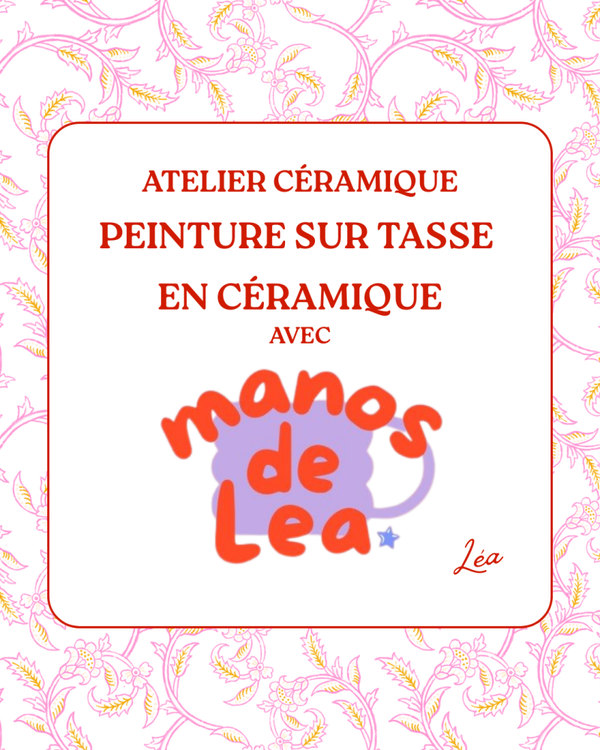 Atelier Céramique - Peinture sur céramique - Vendredi 24 juillet - 16h à 18h