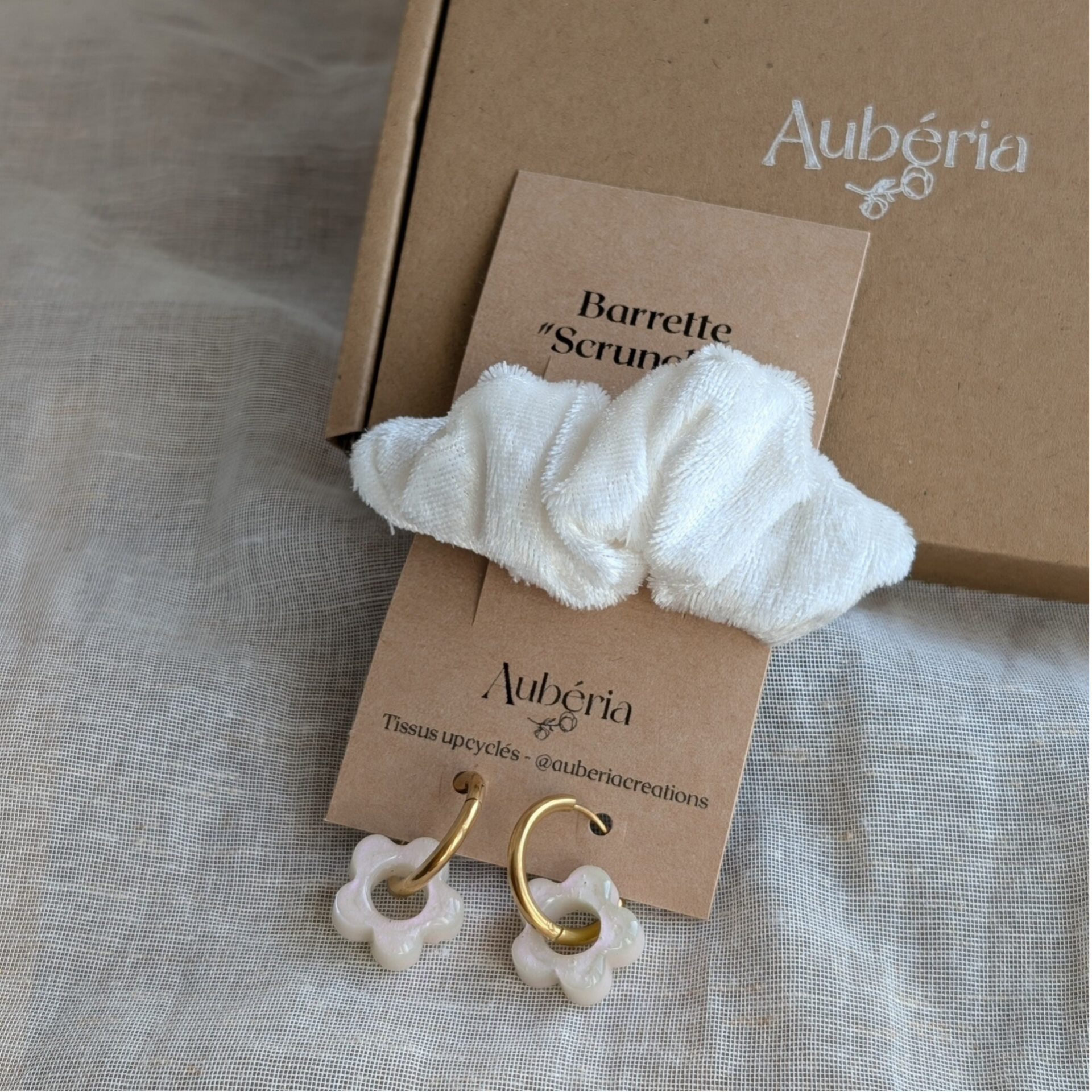 Créa'Aubrac X Aubéria - Mini Velours blanc