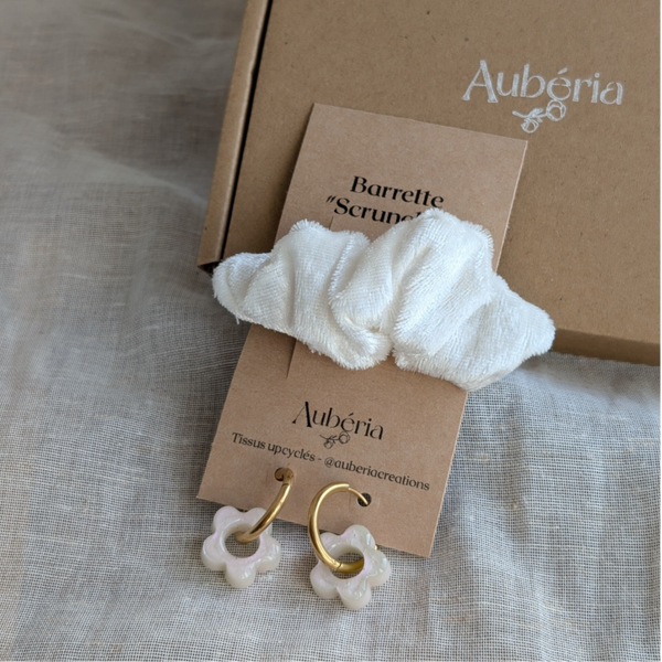 Créa'Aubrac X Aubéria - Mini Velours blanc