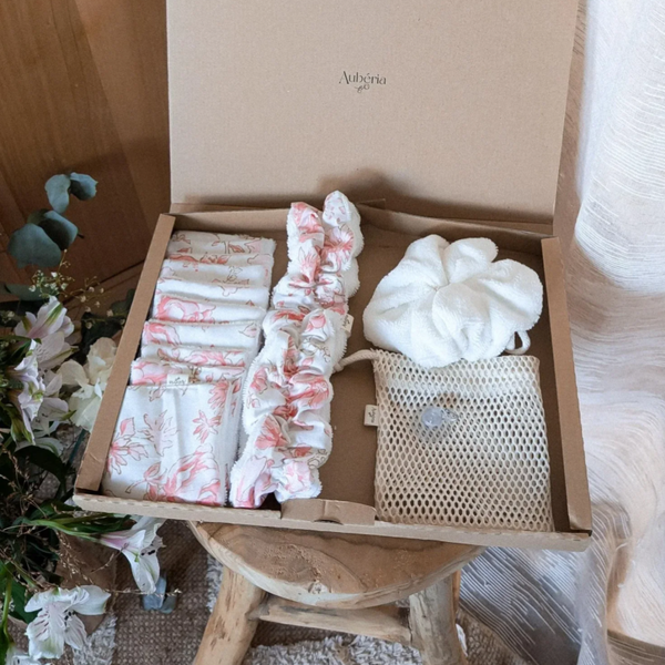 Coffret cadeau - La box "Rituel" Fleuri rose