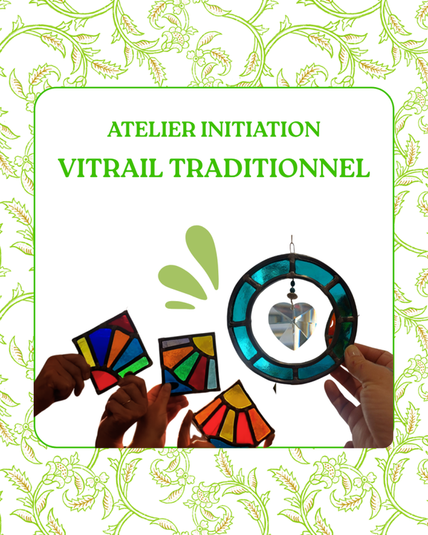 Atelier Vitrail - Initiation vitrail traditionnel - Jeudi 15 octobre - 10h30-16h