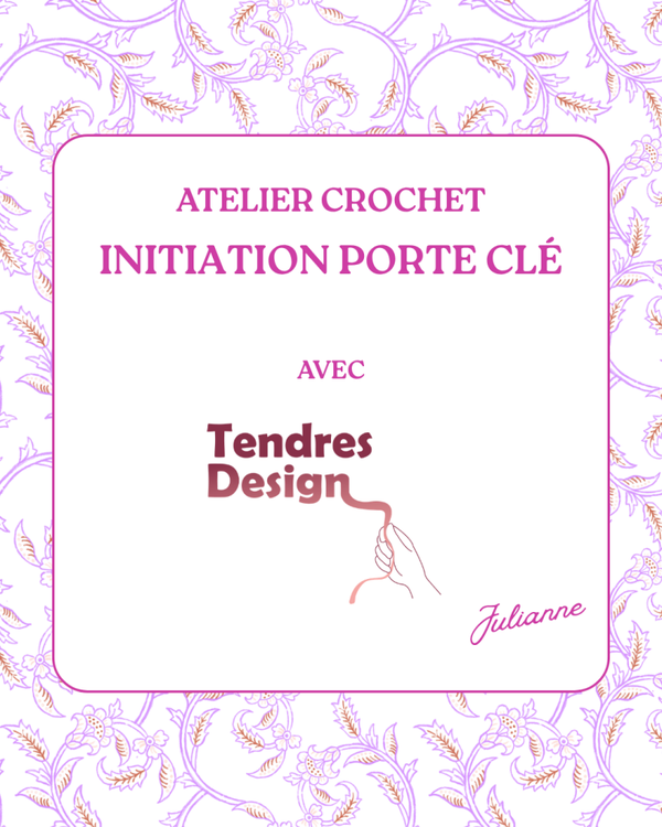 Initiation porte clé en crochet- Mercredi 23 septembre - 10h30-13h