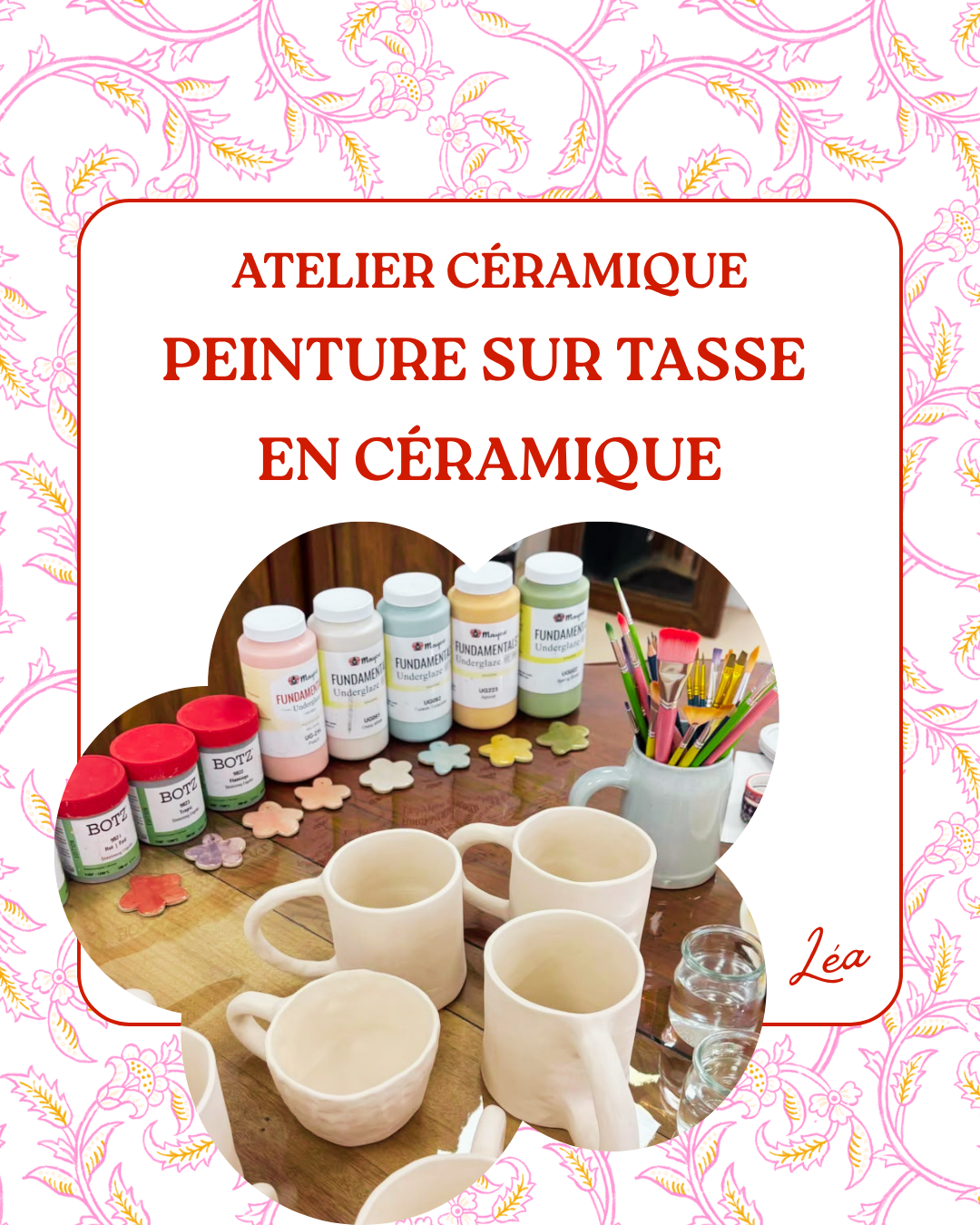 Atelier Céramique - Peinture sur céramique - Jeudi 17 septembre - 14h à 16h