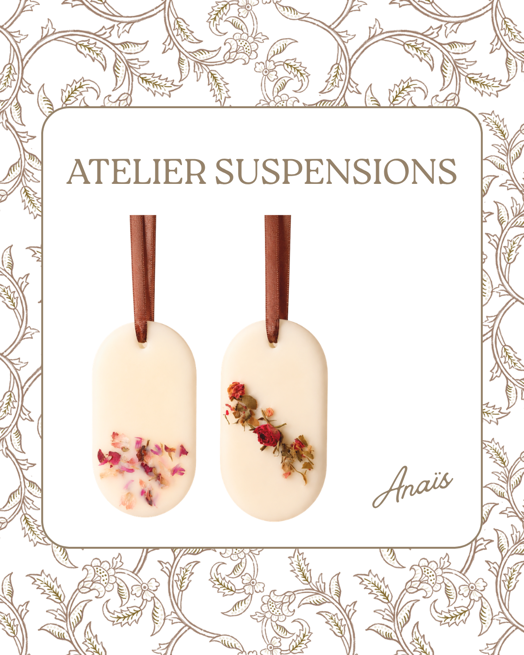 Suspensions parfumées - Mercredi 28 Octobre 14h30 à 16h