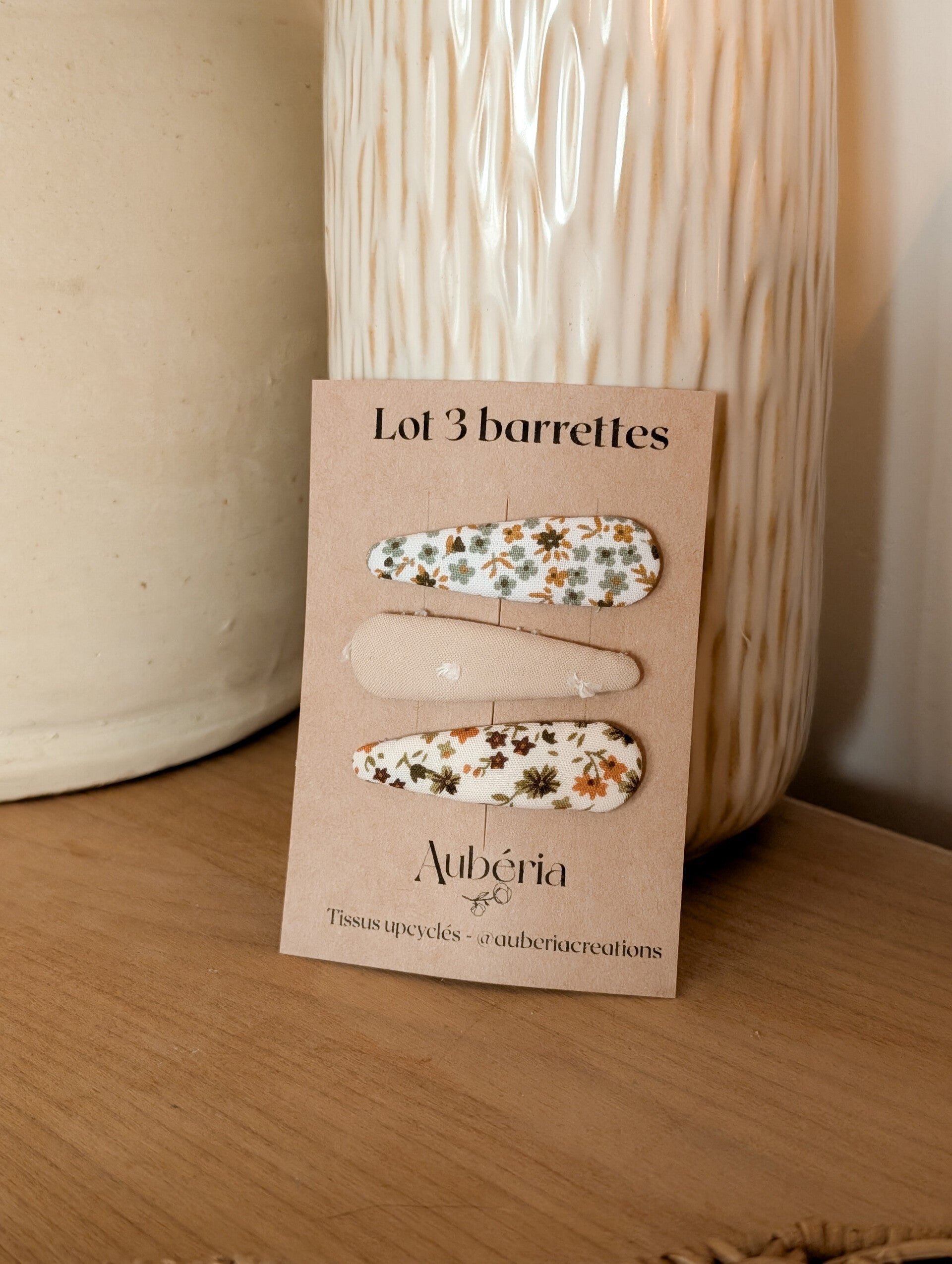 Barrettes lot de 3 - Différents lots - lot 4