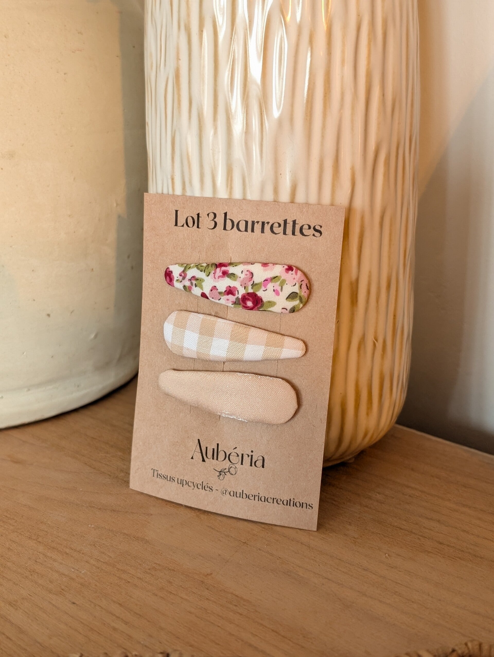 Barrettes lot de 3 - Différents lots - lot 5