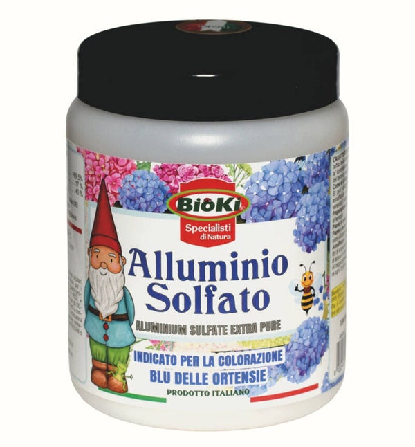 Solfato di alluminio, azzurrante ortensie