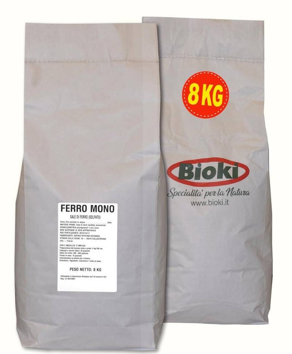 Rinverdente a base di ferro mono, busta da 8 Kg
