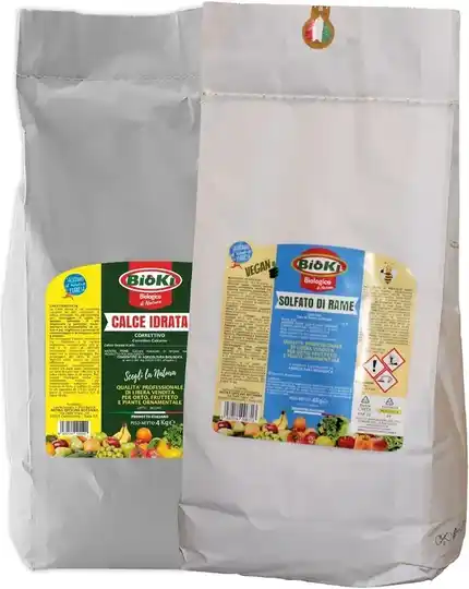 Solfato di rame + calce idrata