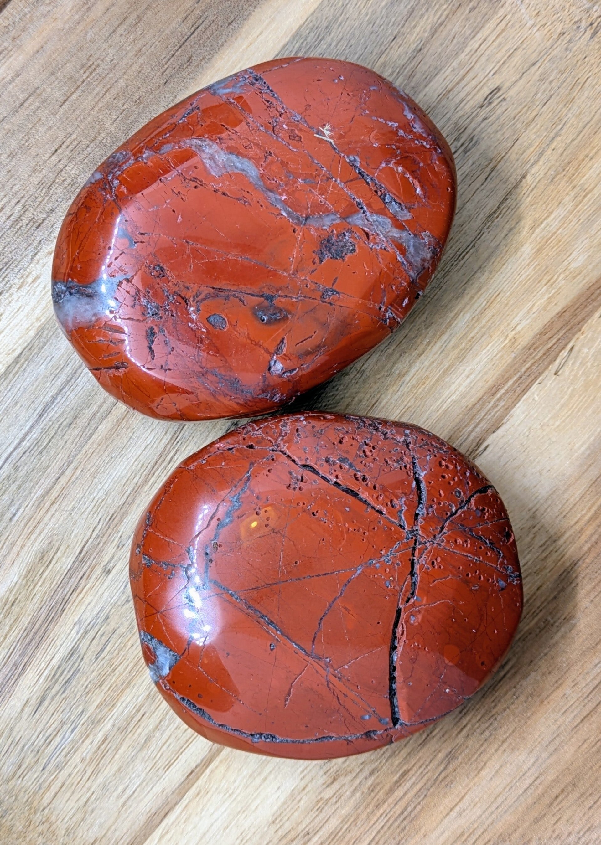 Red Jasper palmstone