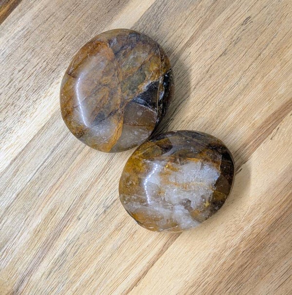 Golden Healer palmstone