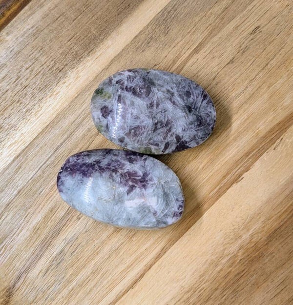Purple Mica palmstone