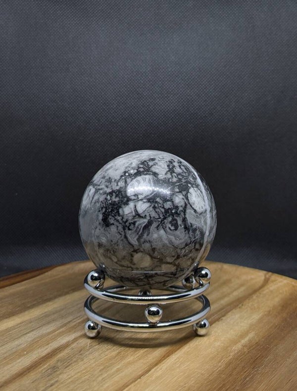 Conch fossil sphere