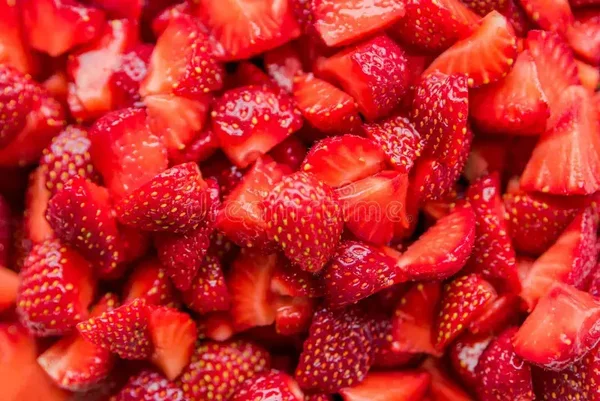 Gesneden aardbeien 250gr