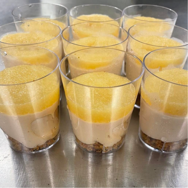 Foie gras met appel en peperkoek