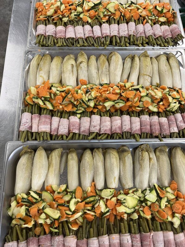 Assortiment warme groentjes