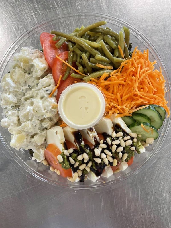 Koude schotel tomaat-Mozzarella