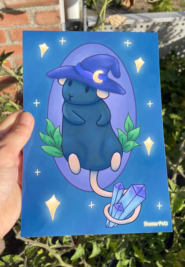 Halloween ratten poster