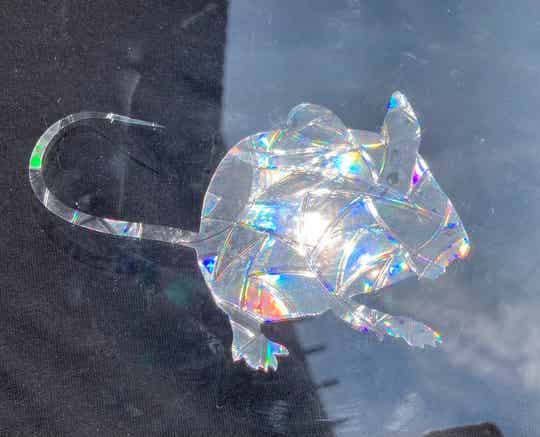 Muis silhouet sun catcher