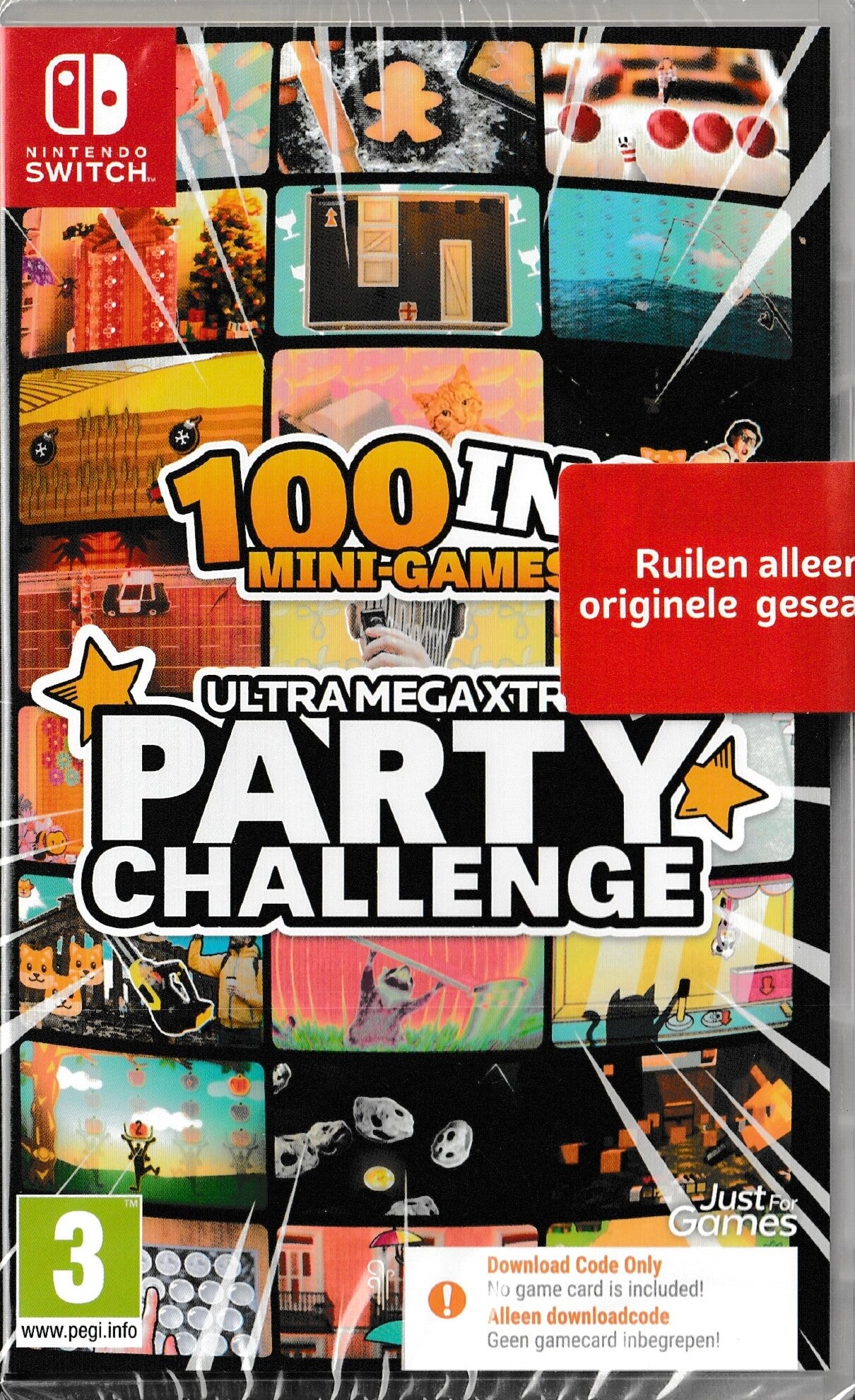 Ultra mega xtra party challenge (  Alleen code, geen game card! )