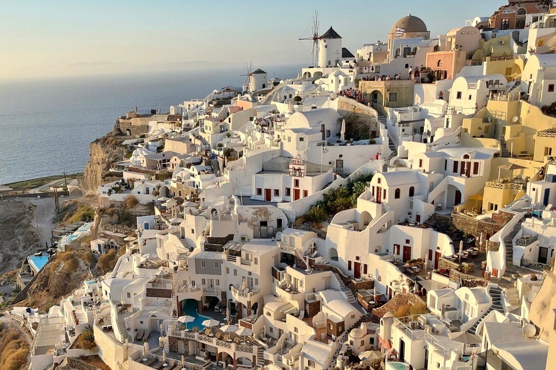 Village d'Oia sur l'ile grecque de Santorin