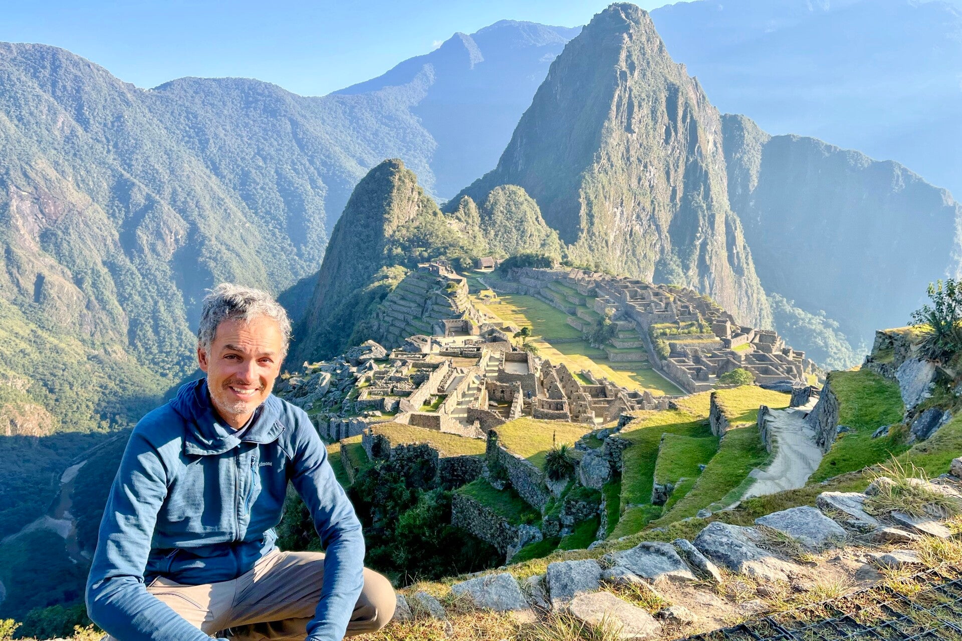 Vue sur le machu picchu au Pérou