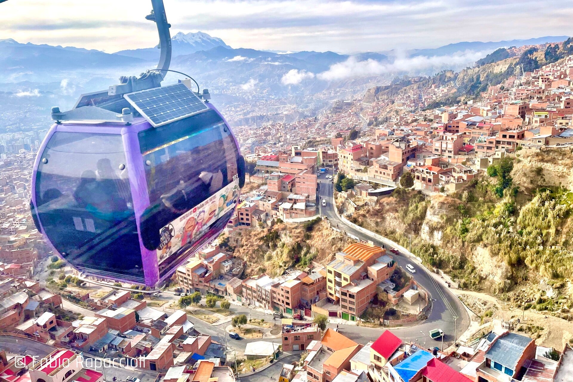 réseau de téléphériques de La Paz en Bolivie 