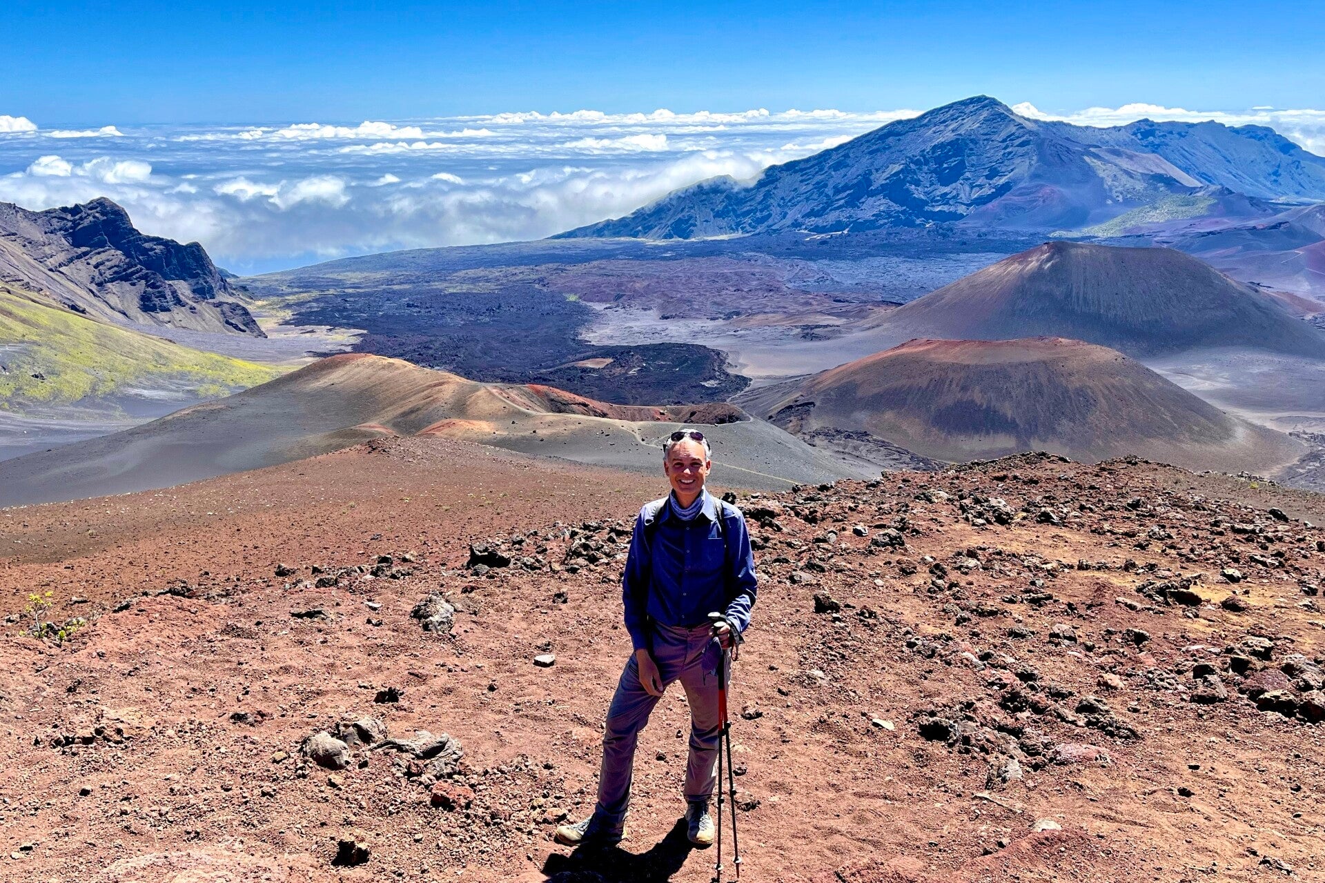Parc national de volcans de Haleakala à Hawaî