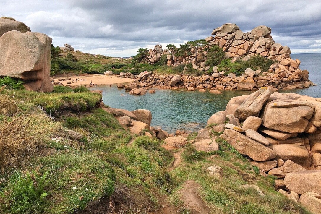 Côte de granit rose en Bretagne France