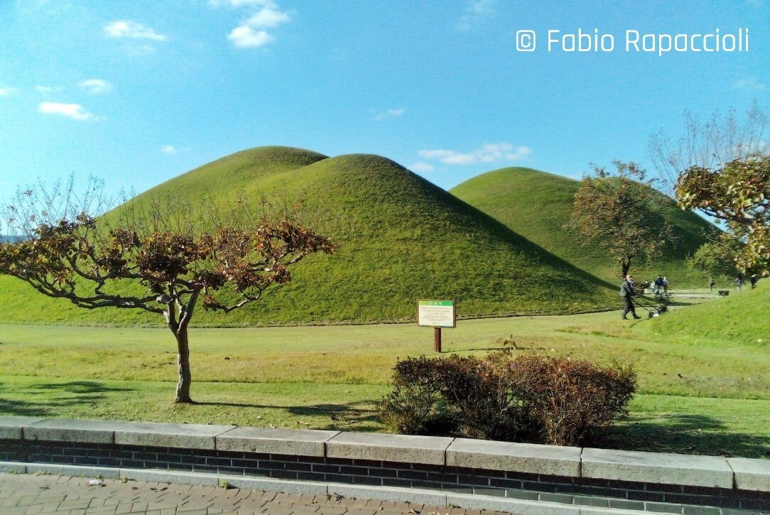 tombes royales à Gyeongju en corée du sud