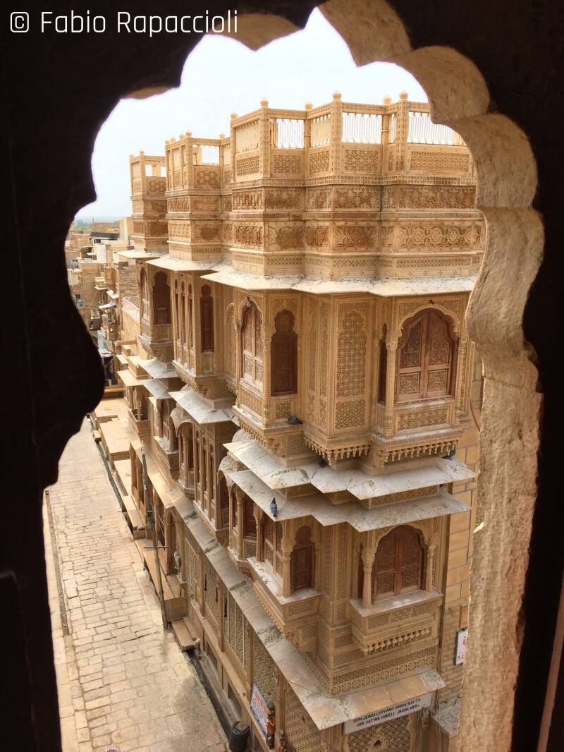 Haveli sculptés de Jaisalmer au Rajasthan