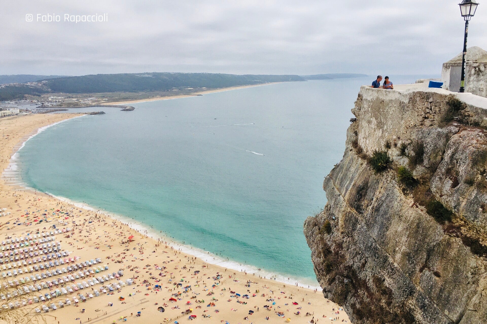 promontoir de Nazaré au Portugal