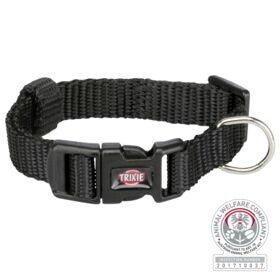 Premium Halsband Zwart XXS-XS 15-25 cm/10 mm