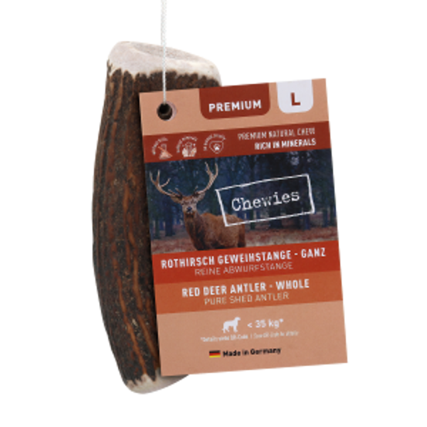 Chewies edelhertengewei heel L 160gr