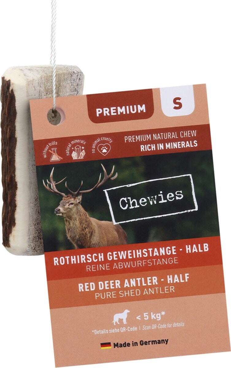 Chewies edelhertengewei half S 50gr
